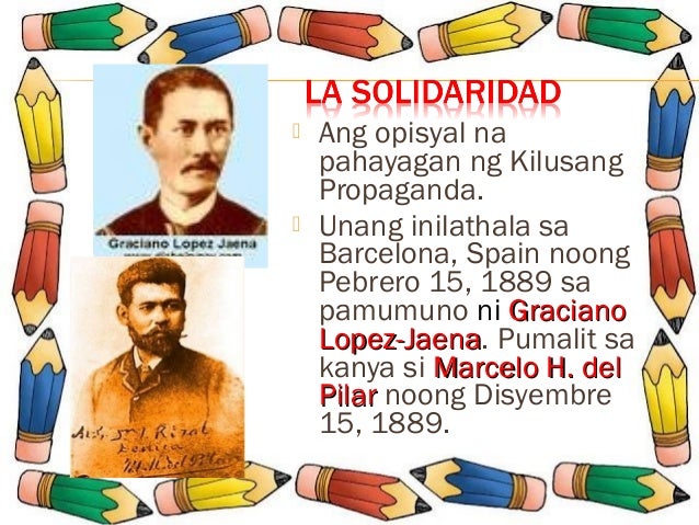 Kontribusyon Ni Graciano Lopez Jaena Sa Kilusang Propaganda - kitapinas