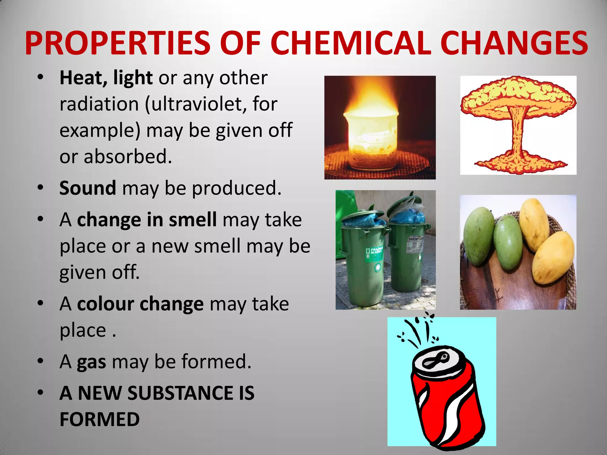 chemical changes NCERT CLASS 7 CHAPTER 6 | PDF