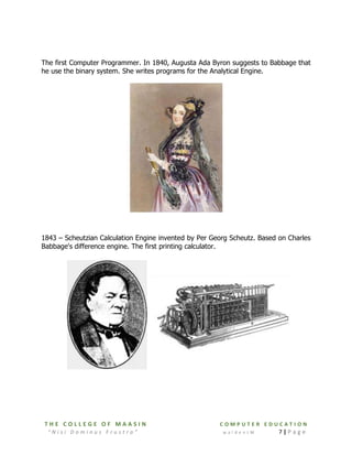 Programmer Invented History of Computer & Generations of Computer | PDF