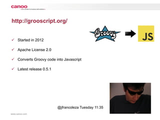 Gr8conf - The Groovy Ecosystem Revisited