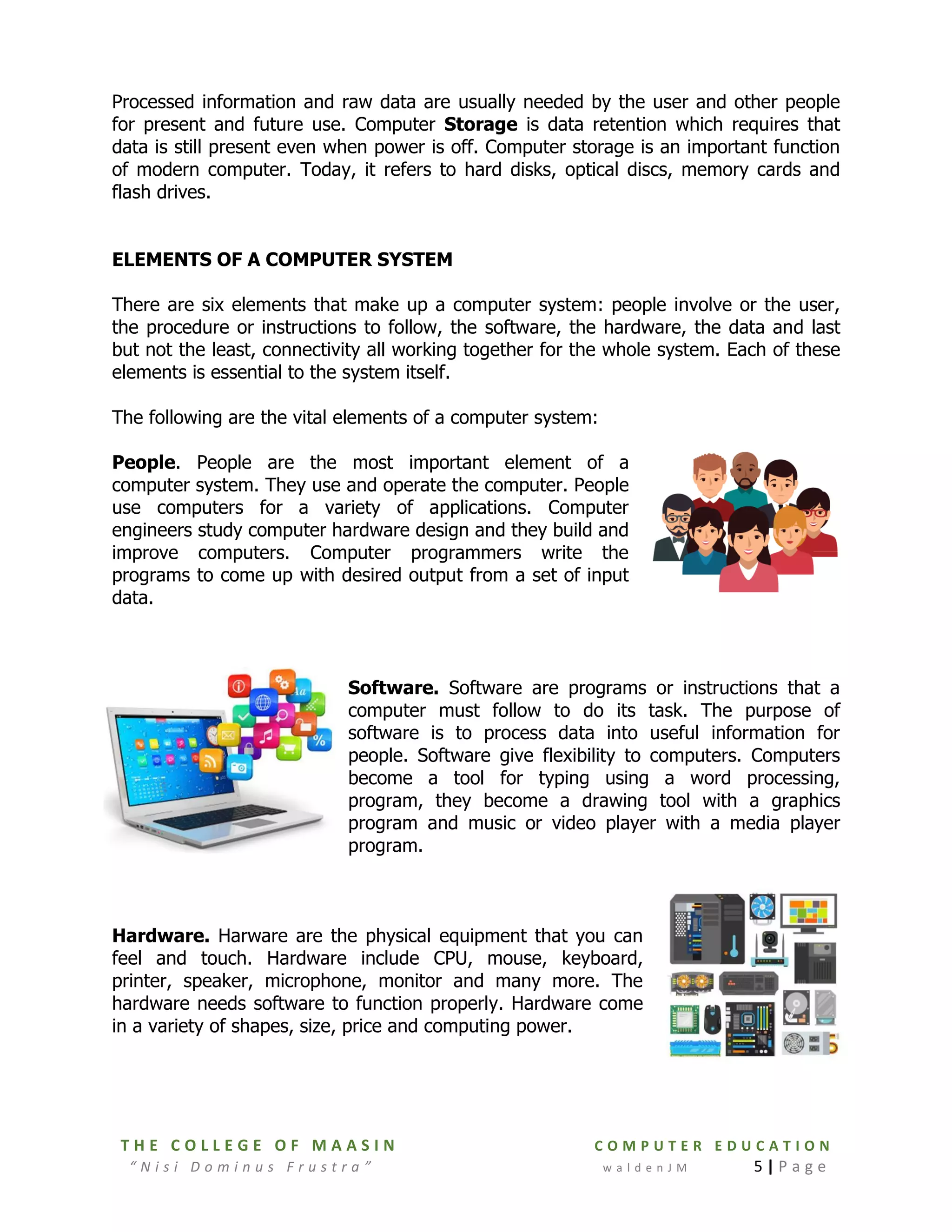 Fundamentals of Computer | PDF