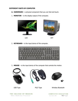 Fundamentals of Computer | PDF