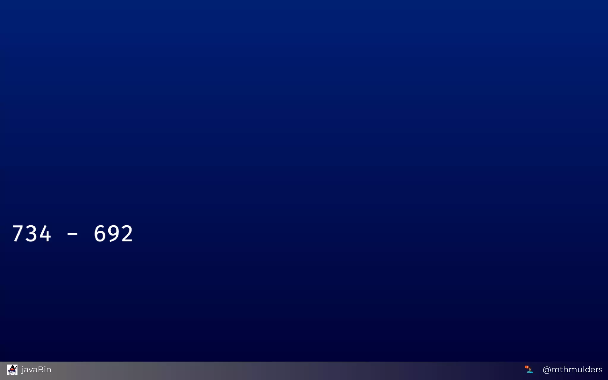 @mthmulders  javaBin
 