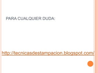 Técnicas de estampación