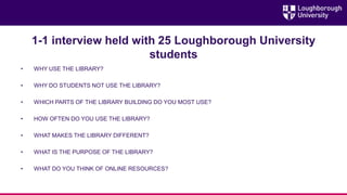 Why students use university libraries and what they use them for Slide 10