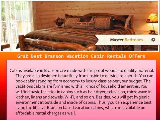 Grab Best Branson Vacation Cabin Rentals Offers For You