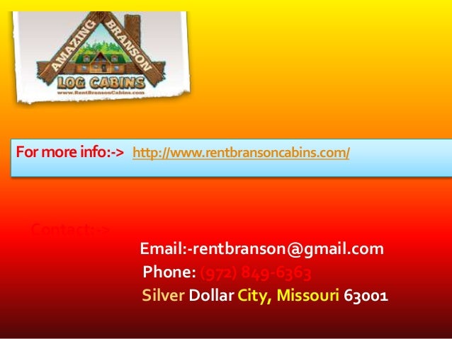 Grab Best Branson Vacation Cabin Rentals Offers For You