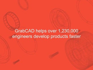 GrabCAD helps over 1,230,000
engineers develop products faster
 