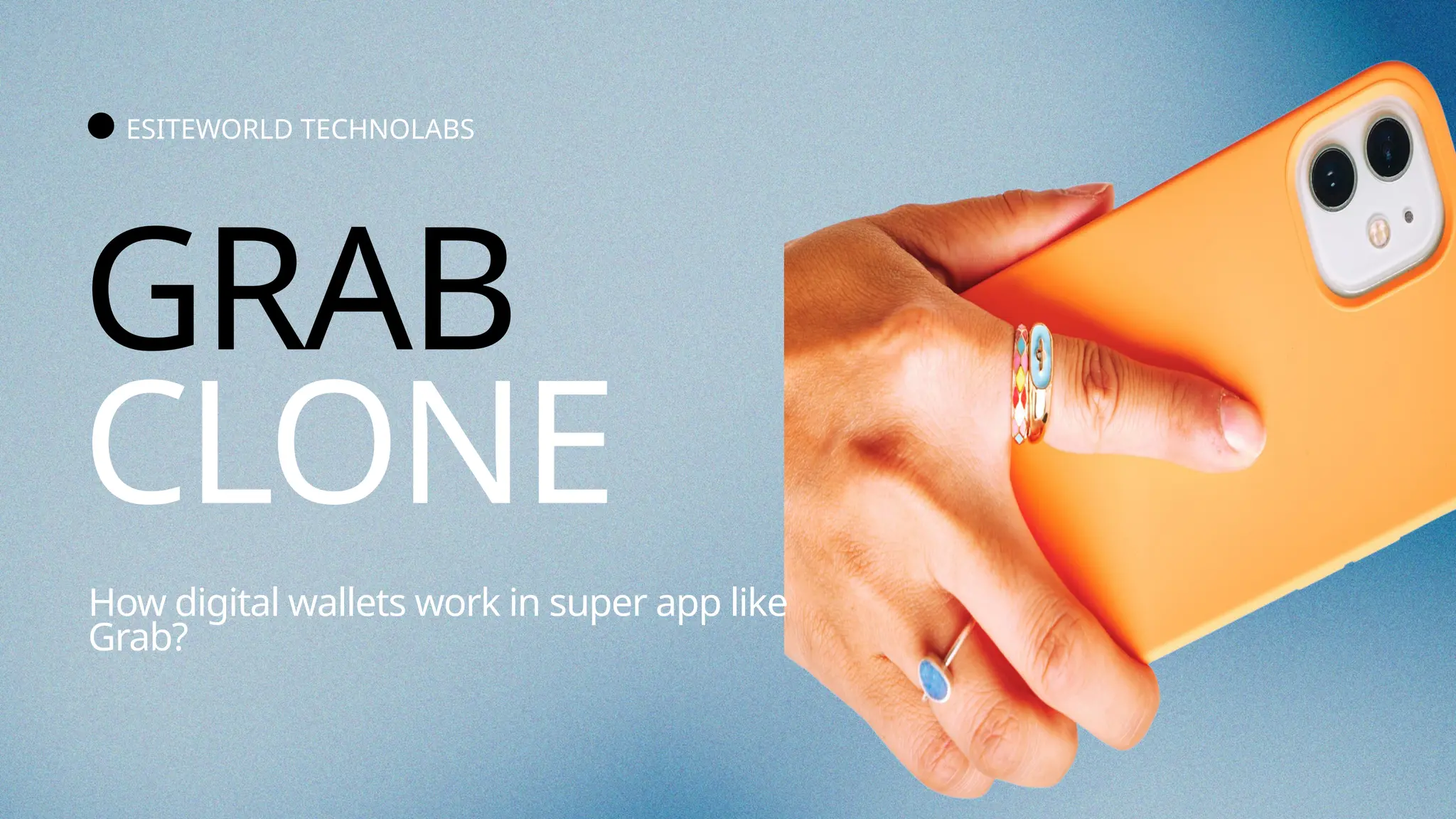 ESITEWORLD TECHNOLABS
How digital wallets work in super app like
Grab?
GRAB
CLONE
 
