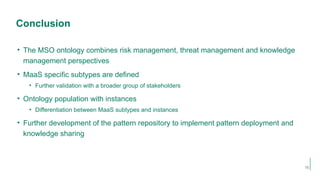 Maas Risks Developing a Security Ontology for Manufacturing-as-a-Service (MaaS ...