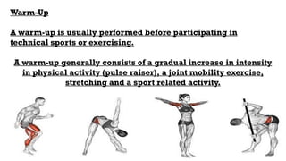Pathfit 2 physical education warm up and cool down topic basic warm up ...