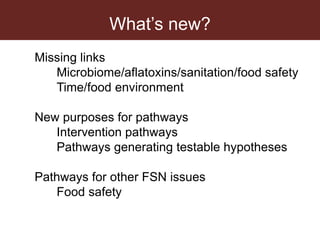 Breaking down the Livestock-Nutrition Pathway