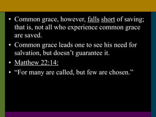 Grace, Common and Effectual | PDF