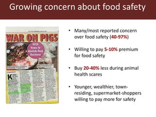 Food safety trade-offs