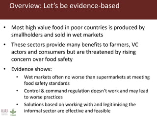 Food safety trade-offs