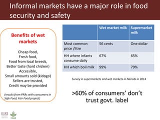 Food safety trade-offs
