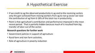 Structural transformation and growth in Indonesia