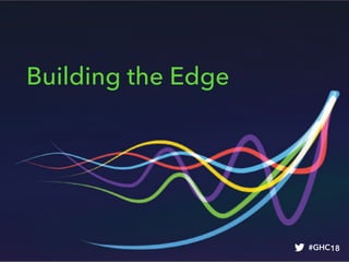 Building the Edge
#GHC18
 