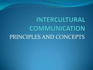 PRINCIPLES AND CONCEPTS

 