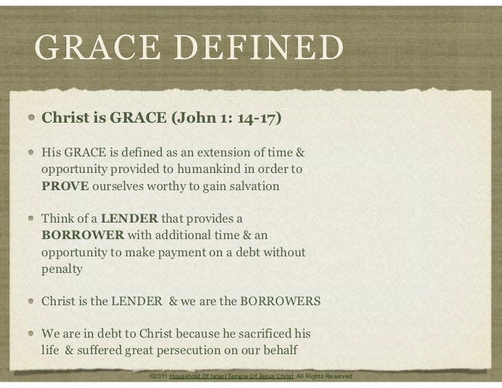 Grace of God