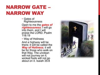 Open to me the gates of righteousness meaning