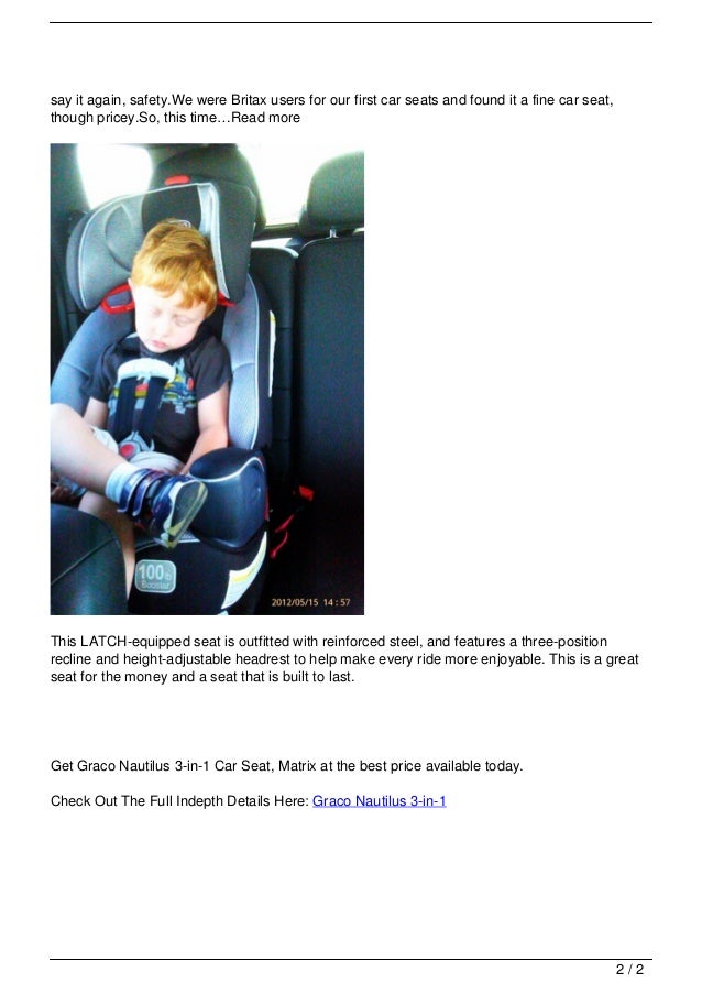 graco nautilus latch