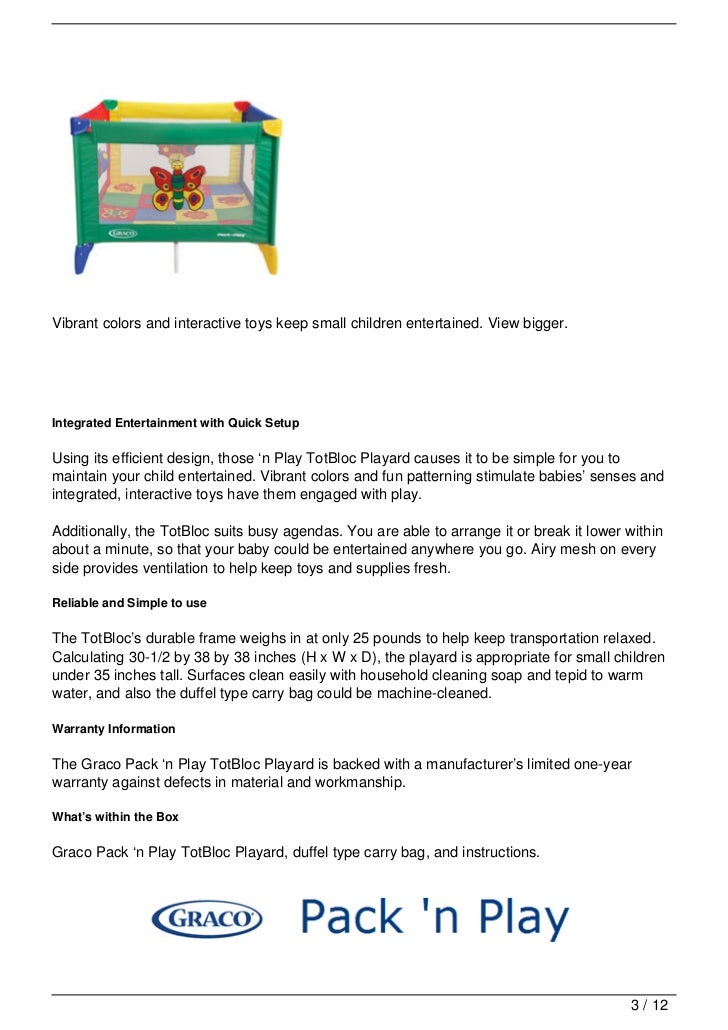 graco pack n play totbloc bugs quilt