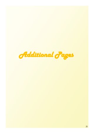 Additional Pages




                   25
 