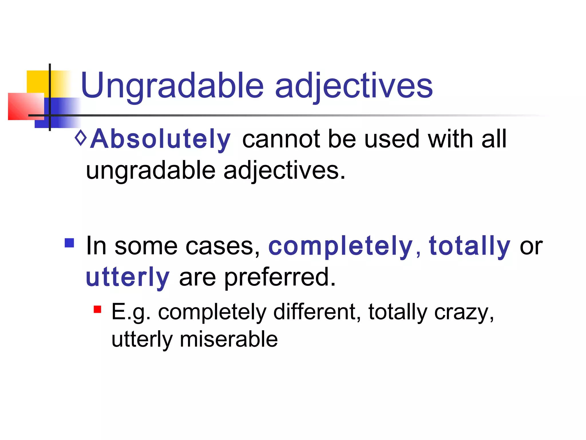 Gradable & ungradable | PPT