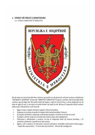 GRADAT apo INSIGNIA per Forcat e Armatosura te Shqiperise - Albanian Armed Forces