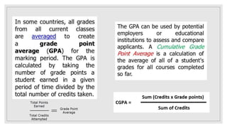 Gradding and reporting 