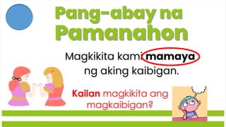 Kailan magkikita ang
magkaibigan?
 