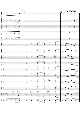 # œ »»»        œ
                    »»»                       »œ
                                               »»»
                                                                                                                                                                                                                2. D.S. al Coda
                                                                                                                                                                                                                                  ‰          »J
                                                                                                                                                                                                                                              »»œ =
                                                              1.
           »»         »»         œ
                                 »»»                                                                                                                                                                               Œ
=====================================
 l&                                              »        ll                                                        l                                                                                 {
                                                                                                                                                                                                      ”                                                                   ”
 l •                                                      ll                                                        l                                                                                 ”                                                                   ”
 l   # œ bœ »»»        »»»                                ll                                                        l                                                                                 ” Œ                         ‰                                       ”
              »                    »»»œ nœ l l
=====================================
 l &
                                                 »»»
                                                                                                                    l                                                                                 {”
                                                                                                                                                                                                                                                  J
                                                                                                                                                                                                                                                  œ
                                                                                                                                                                                                                                                  »»» =                   ”
   •                                               »
 l                                                        ll                                                        l                                                                                  ”                                                                  ”
 l       œ    »»»        »»»œ                      »œ l l                                                           l                                                                                  ” Œ                        ‰            »J                         ”
                »
=====================================
   &
                                     »»»œ           »»»                                                                                                                                                {”                                       »»œ =
 l •                                                      ll                                                        l                                                                                                                                                     ”
 l                                                        ll                                                        l                                                                                   ”                                                                 ”
 l              «
                «          «
                           «           « nˆ l l
                                       «              «
                                                      «                                                             l                                                                                   ” Œ                       ‰                 œ
                                                                                                                                                                                                                                                    »J
                                                                                                                                                                                                                                                     »»                   ”
                «
                ˆ   ˆ #ˆ   «
=====================================
   &                                   «              «                                                                                                                                                 {”                                                               =
 l •                                                      ll                                                        l                                                                                                                                                     ”
 l                                                        ll                                                        l                                                                                    ”                                                                ”
 l   # «        «
                «
                ˆ   ˆ
                           «
                           «
                           «     ˆ     «
                                       «
                                       «              « ll
                                                      «                                                             l                                                                                    ” Œ                      ‰              «                        ”
=====================================
   &                                                  «
                                                      «
                                                      ˆ
                                                      « ll                                                                                                                                               {”                                      « =
                                                                                                                                                                                                                                                 j
                                                                                                                                                                                                                                                 ˆ
 l •                                                                                                                l                                                                                                                            «                        ”
 l                                                        ll       _œ                        œ
                                                                                             »J
                                                                                             _                      l _       œ
                                                                                                                              »J                   _
                                                                                                                                                   _œ
                                                                                                                                                    »»»                      »_
                                                                                                                                                                             _   œ
                                                                                                                                                                                 »J                       ”                                               »œ ”
 l                                                        ll ‰
                                                                    »»»                       »»
                                                                                                                    l
                                                                                                                               »»                     »                           »»
                                                                                                                                                                                                          ” ≈ « «    « « »œ _ ”
                                                                                                                                                                                                                     « ˆ  ˆ  « »»                          »»»
=====================================
 l&                                                       ll                                                        l                                                                                     {”                                                             =”
 l                                                        ll                                                        l                                                                                      ”         « « œ »œ ”
                                                          ll ‰               »»»œ              œ
                                                                                               »J                               »J        œ   bœ      »»»                  nœ J
                                                                                                                                                                              »»»                          ” ≈ « « »»»
                                                                                                                                                                                                                     « «                                     »»
l=====================================
   &                                                                                            »»                  l »»                                                                                   {              ˆ ˆ                                            =”
 l                                                        ll                                                        l                                                                                      ”                                                              ”
 l                                                        ll                   œ
                                                                               »»»               J
                                                                                                 œ
                                                                                                 »»                 l J          »»œ                    œ
                                                                                                                                                        »»»              (# ) œ    »J
                                                                                                                                                                                    »»                     ”         « « œ »œ ”     »
 l&
=====================================                     ll     ‰                                »                 l »                                                                                    ” ≈ « « »»
                                                                                                                                                                                                           {         « «  ˆ ˆ                                 »» =        ”
 l                                                        ll                                                        l                                                                                      ”                                                              ”
 l                                                        ll                     œ
                                                                                 »»»                      œ
                                                                                                          »J        l œ           »J               _      œ
                                                                                                                                                          »»»                _       œ
                                                                                                                                                                                     »J
                                                                                                                                                                                      »»                   ”         « « »œ »»œ ”
                                                                                                           »»                      »»                                                                                « «
 l&
=====================================                     ll     ‰                                                  l                                                                                      ” ≈ « « »»
                                                                                                                                                                                                           {              ˆ ˆ                                  »
                                                                                                                                                                                                                                                                         =”
 l                                                        ll       _  œ                      _    œ
                                                                                                  »»»J              l _œ
                                                                                                                       »»»J                  _»»»œ                                                         ”                                                   »»œ ”
 l                                                        ll       _
                                                                   _  »»»                    _
                                                                                             _       »»               _
                                                                                                                      _
                                                                                                                    l »»                     _
                                                                                                                                             _                            (# ) _ ”           _   œ
                                                                                                                                                                                                 »»J
                                                                                                                                                                                                   »»                  œ »œ         œ _
                                                                                                                                                                                                                                    _ _ ”
                                                                                                                                                                                                                                    »»»                 _        »»
       b                                                         ‰      »»                                                                      »»                                                                   »»»     »»
 l? b
=====================================                     ll                                                        l                                                                                      ” ≈
                                                                                                                                                                                                           {                                                             =”
 l                                                        ll             œ                            œ             l œ                                                                                    ”                                                              ”
 l b                                                      ll ‰     _
                                                                   _     »»»                 _
                                                                                             _        »»»
                                                                                                        J           l »       _
                                                                                                                              _     »»»
                                                                                                                                      J            _
                                                                                                                                                   _        œ
                                                                                                                                                            »»»              _J
                                                                                                                                                                              »»»œ                         ”           œ »»
                                                                                                                                                                                                                       »      »œ _ _ ”»»»
                                                                                                                                                                                                                                        œ _                       »»œ
                                                                                                                                                                                                                                                                    »»
                                                                           »                            »                                                     »                                                   ≈ »»
 l?  b
=====================================                     ll                                                        l                                                                                      ”
                                                                                                                                                                                                           {                                                             =”
 l                                                        ll                                 _          œ
                                                                                                        »»»         l _   œ
                                                                                                                          »»»                                                                              ”                                                              ”
 l b                                                      ll ‰     _       œ
                                                                           »»»               _            J           _
                                                                                                                    l »     J                      b_               »»»œ                     _
                                                                                                                                                                                             J
                                                                                                                                                                                             œ
                                                                                                                                                                                             »»»           ”           »»
                                                                                                                                                                                                                        œ »»   »œ _ »œ ”»»»
                                                                                                                                                                                                                                          œ »
                                                                                                          »                                                                                                                                                          »
     b
=====================================
 l?                                                       ll                                                        l                                                                                      {” ≈ »                                                        =”
 l                                                        ll                                                        l                                                                                       ”                                                             ”
 l b                                                      ll ‰                     œ
                                                                                   »»»       _              œ
                                                                                                            »J
                                                                                                             »»     l         _       œ
                                                                                                                                      »J
                                                                                                                                       »»                     œ
                                                                                                                                                              »»»                      œ
                                                                                                                                                                                       »J
                                                                                                                                                                                        »»                  ” ≈         »»»     »» »œ »»œ
                                                                                                                                                                                                                          œ »œ _ _ ”      »»                         »
 l ?b
=====================================                     ll                                                        l                                                                                       {”                                                           =”
 l                                                        ll                                                        l                         b9                                                             ”                                                            ”
 l b b »»œ                     «
                               «            «             ll ‰                                                      l «                                                                                      ” ≈ « « »           « »œ »œ ”
                              D7                                   Gm7                                          F7                                                         D7
                                                                                   «                                                                                                                                                                                 »»»
                                           Gm                                                                                               E
                               ˆ
                               «            «                                                             «                                                     «                                                         « « »
 l?               »
=====================================       «
                                            ˆ
                                            «             ll                       «
                                                                                   ˆ
                                                                                   «                      «
                                                                                                          j
                                                                                                          ˆ
                                                                                                          «         l «                 j _
                                                                                                                                        ˆ
                                                                                                                                        «                       «
                                                                                                                                                                ˆ
                                                                                                                                                                «            _           «
                                                                                                                                                                                         «
                                                                                                                                                                                         j
                                                                                                                                                                                         ˆ
                                                                                                                                                                                         «                   {”           « ˆ
                                                                                                                                                                                                                          ˆ                                              =”
 l              «          «           «              « ll                                 «                    «   l «                                         «                        «                    ”           « « « « ”
 l bb «         «
                ˆ   ˆ      «
                           «           «œ
                                       «»»
                                        ˆ             « ll ‰
                                                      «
                                                      ˆ                                »»» «
                                                                                           ˆ
                                                                                           «                    «œ l «
                                                                                                                j
                                                                                                                ˆ»J
                                                                                                                «»                      j
                                                                                                                                        « ˆ                     «
                                                                                                                                                                ˆ
                                                                                                                                                                «                        «
                                                                                                                                                                                         j
                                                                                                                                                                                         ˆ
                                                                                                                                                                                         «                    ” ≈ « « « œ « « « »J« ”
                                                                                                                                                                                                                          ˆ ˆ ˆ «                                      ˆ
 l?
=====================================    »            »»œ l l
                                                        »                              œ
                                                                                                                  » l œ                 »J
                                                                                                                                         »»                     œ
                                                                                                                                                                »»»                      œ
                                                                                                                                                                                         »J
                                                                                                                                                                                          »»                  {
                                                                                                                                                                                                              ”                                         »» =              ”
 