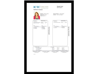 ICTC Medical Office Assistant Grade