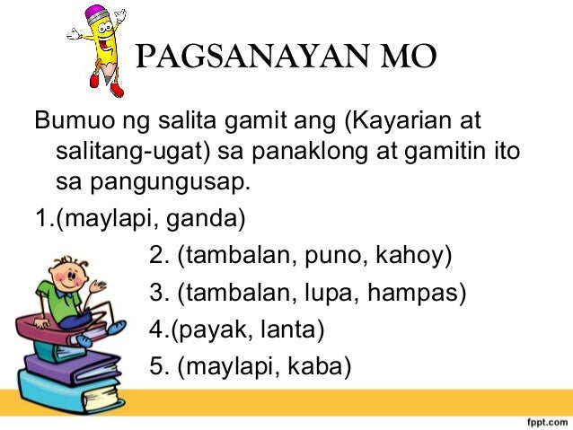 Halimbawa Ng Pangungusap Ng Salitang Payak