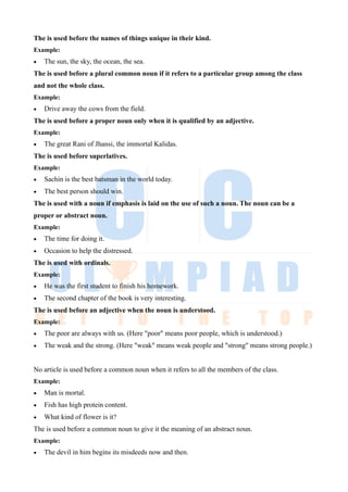 grade-6-english.pdf olympiad chapter notes | PDF