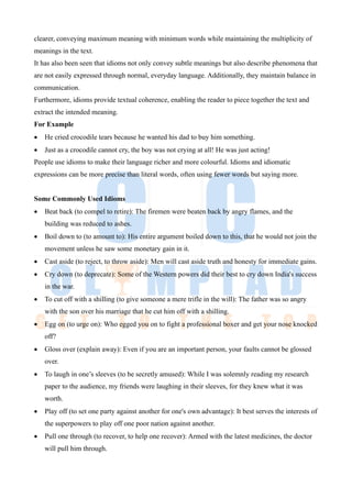 grade-6-english.pdf olympiad chapter notes | PDF