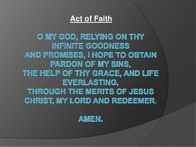 Act of Faith
 