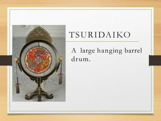 A large online hanging barrel drum
