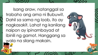 grade 1 Reading & literacy quarter 1 week 5 day1-day4 | PPTX