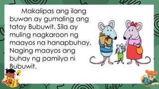 grade 1 Reading & literacy quarter 1 week 5 day1-day4 | PPTX
