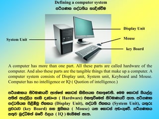 Grade 10 1st Term IT Notes | PDF
