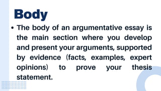 GRADE10-argumentativeessay.pdf ppt in argumentative essay | PDF