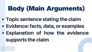 GRADE10-argumentativeessay.pdf ppt in argumentative essay | PDF