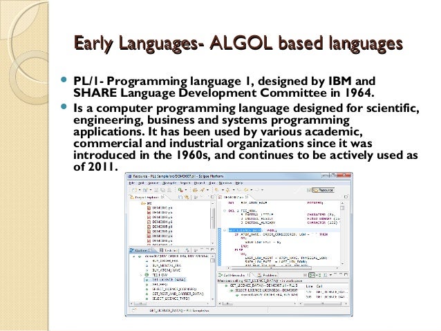 history of programming languages