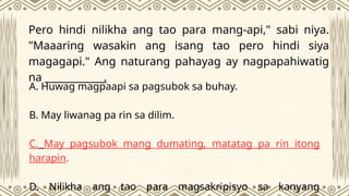GRADE 10 - REVIEWER SA FILIPINO 10-2ndGP | PPTX