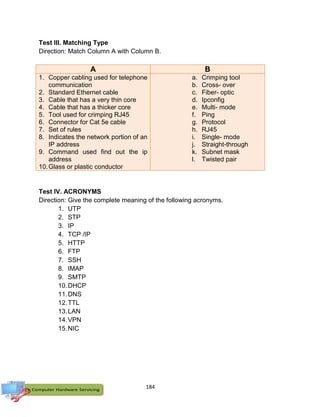 K-12 Module in TLE - ICT Grade 10 [All Gradings] | PDF
