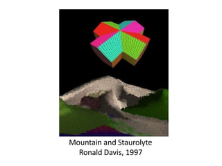 Mountain and Staurolyte
Ronald Davis, 1997
 