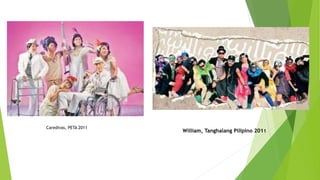 Caredivas, PETA 2011
William, Tanghalang Pilipino 2011
 