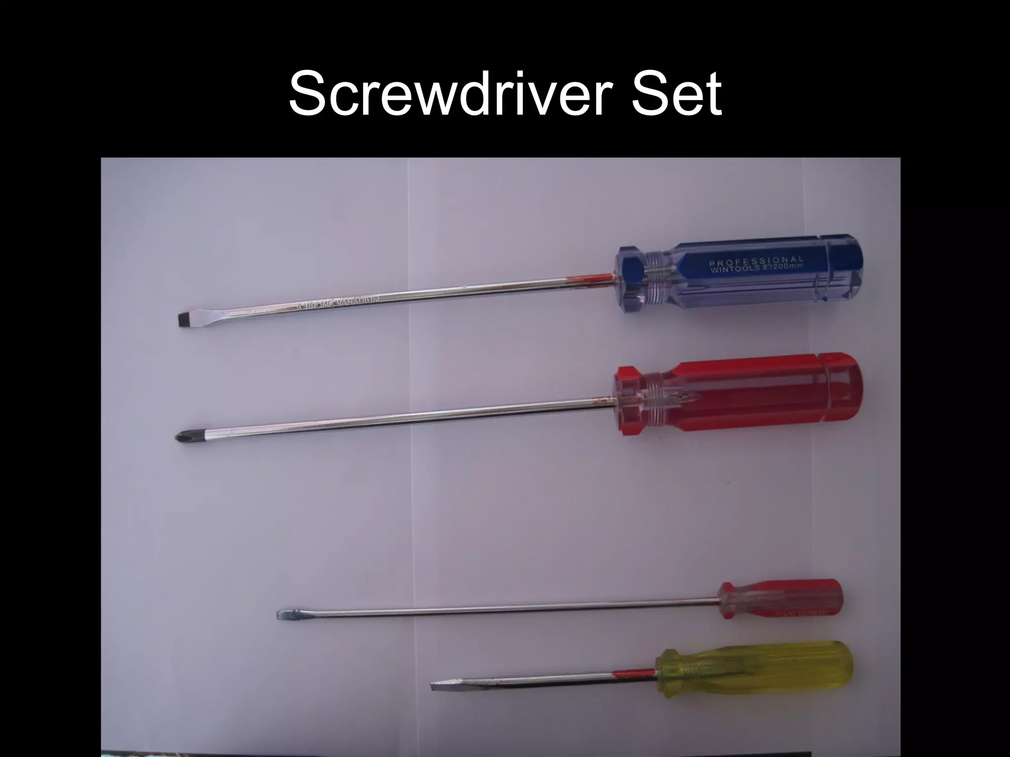 Screwdriver Set
 